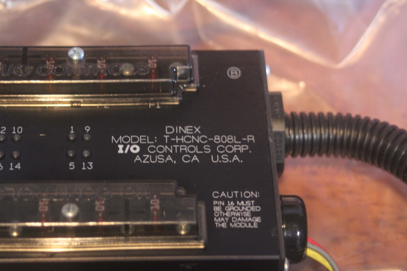 Dinex I/O Controls Corp. Control Module T-HCNC-808L-R