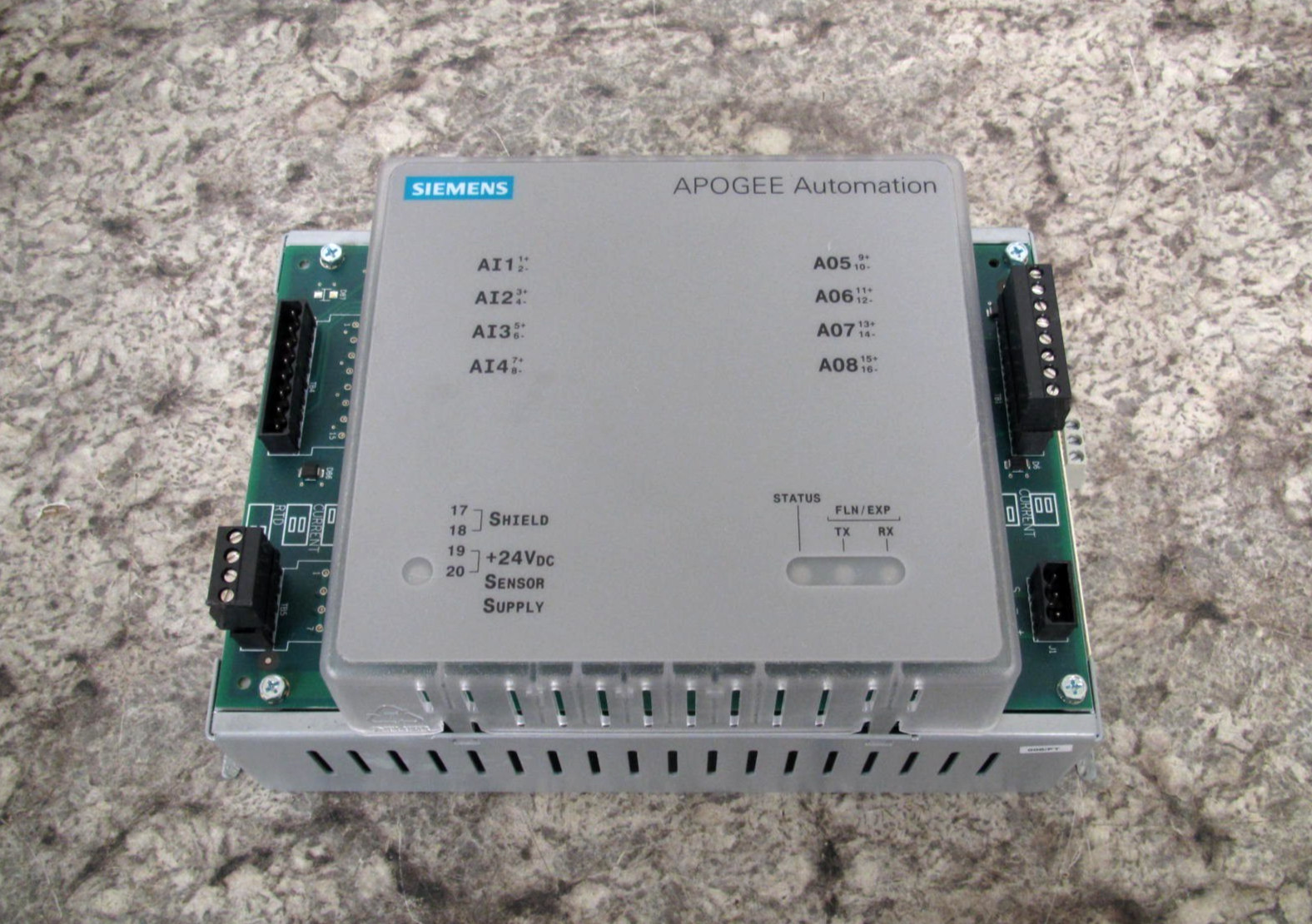Siemens Apogee 549-214 HOA Ready 4AI / 4AO Analog Point Expansion Module Used