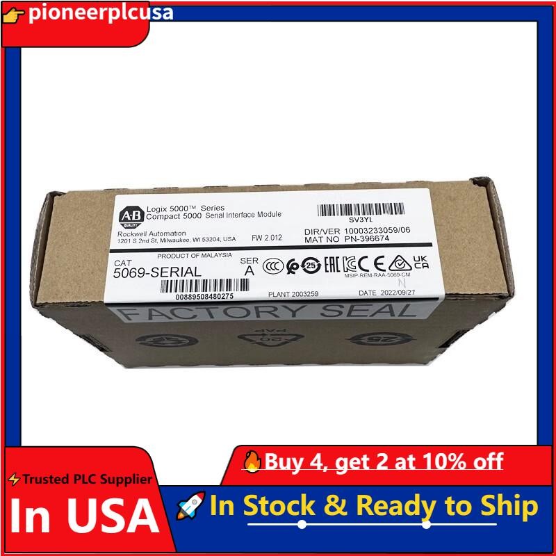AB 5069-SERIAL SER A Compact Logix 5000 Interface Module US Free Tax