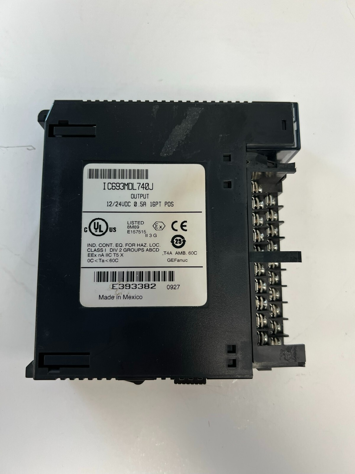 GE Fanuc Output Module – No Cover IC693MDL740J