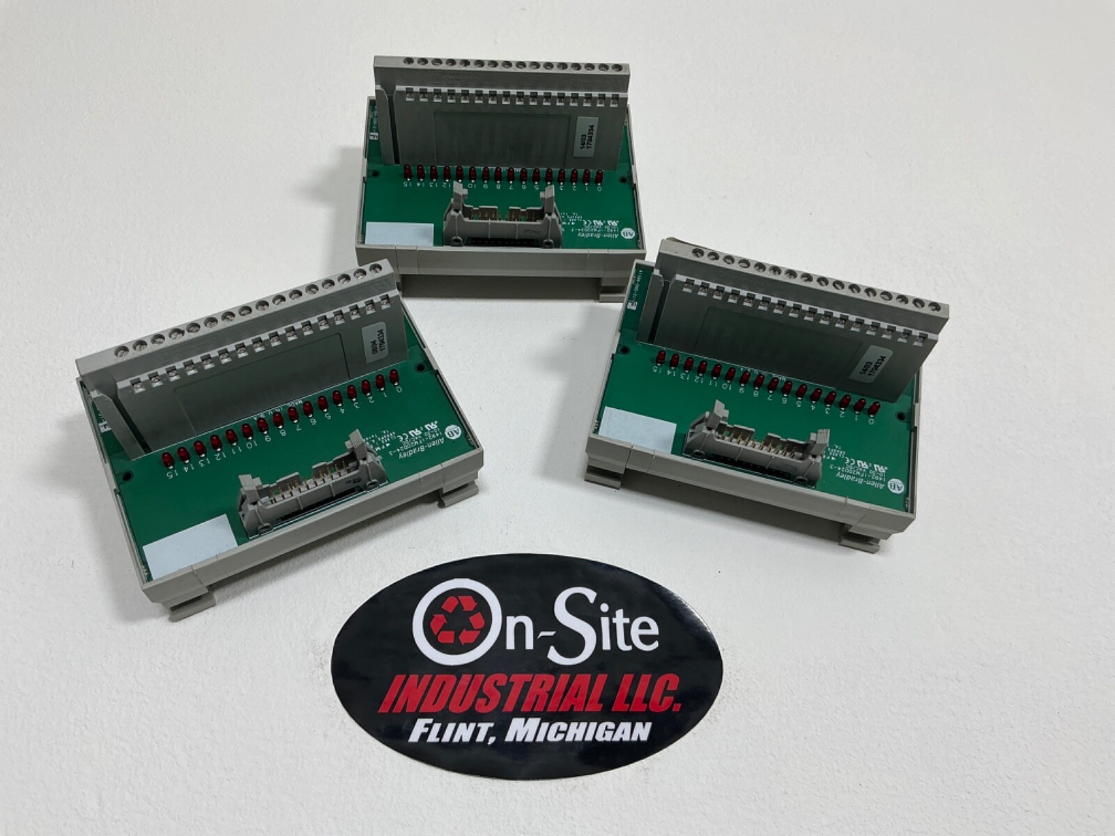 ALLEN-BRADLEY 1492-IFM20D24-3 SERIES A INTERFACE MODULE LOT OF 3