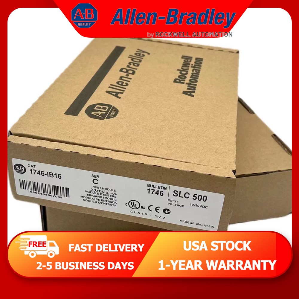 New Sealed AB 1746-IB16 SLC 500 Digital Input Module 1746IB16 Real US Stock