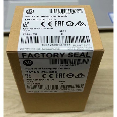 Allen Bradley 1794-IE8 AB 1794IE8 /B Flex 8 PointAnalog Input Module NEW