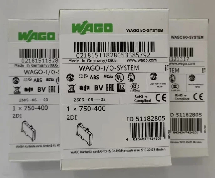 New In Box Wago 750-400 Buscoupler DeviceNet Module 750400