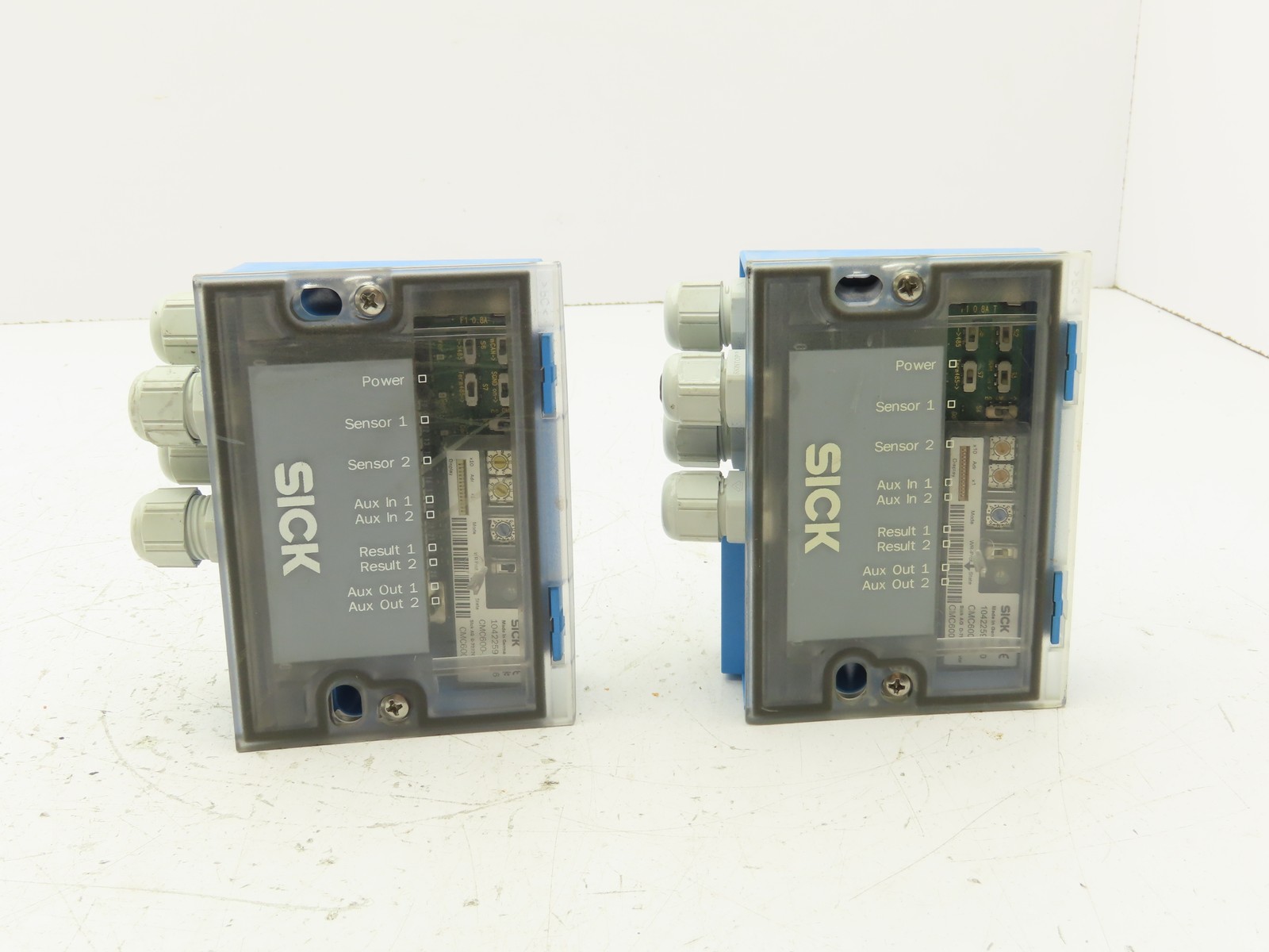 SICK CDB620-001 Barcode Scanner Connection Box I/O Module Lot of 2