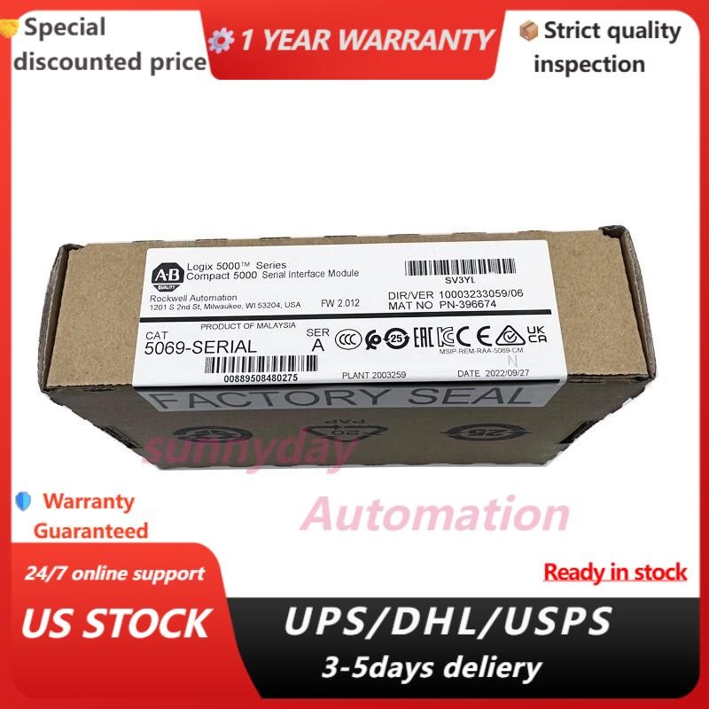 AB 5069-SERIAL SER A Compact Logix 5000 Interface Module US Free Tax