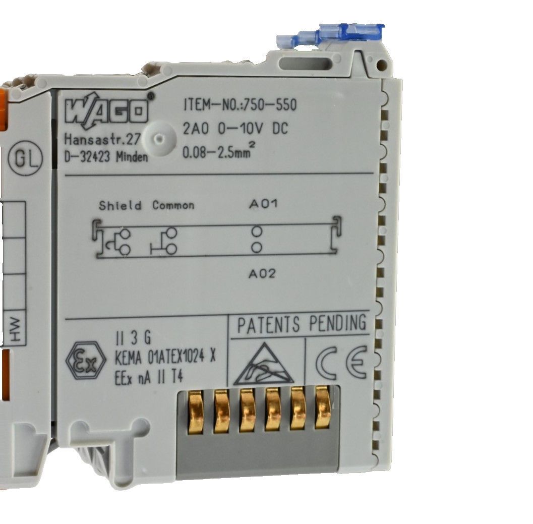 Lot of 3x WAGO 750-550 Input Voltage 24 VDC Output Voltage 0-10 VDC
