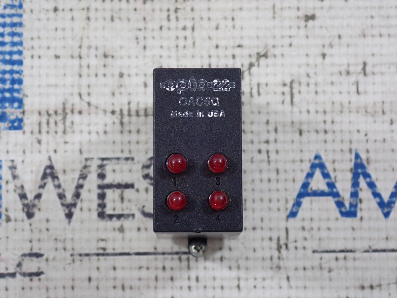 OPTO 22 OAC5Q OUTPUT MODULE 4 CHANNEL
