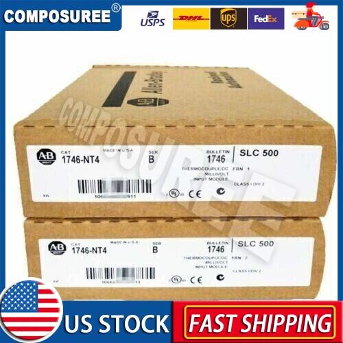 New Factory Sealed AB 1746-NT4 SLC 500 PLC Input Module 1746NT4 US Free Tax