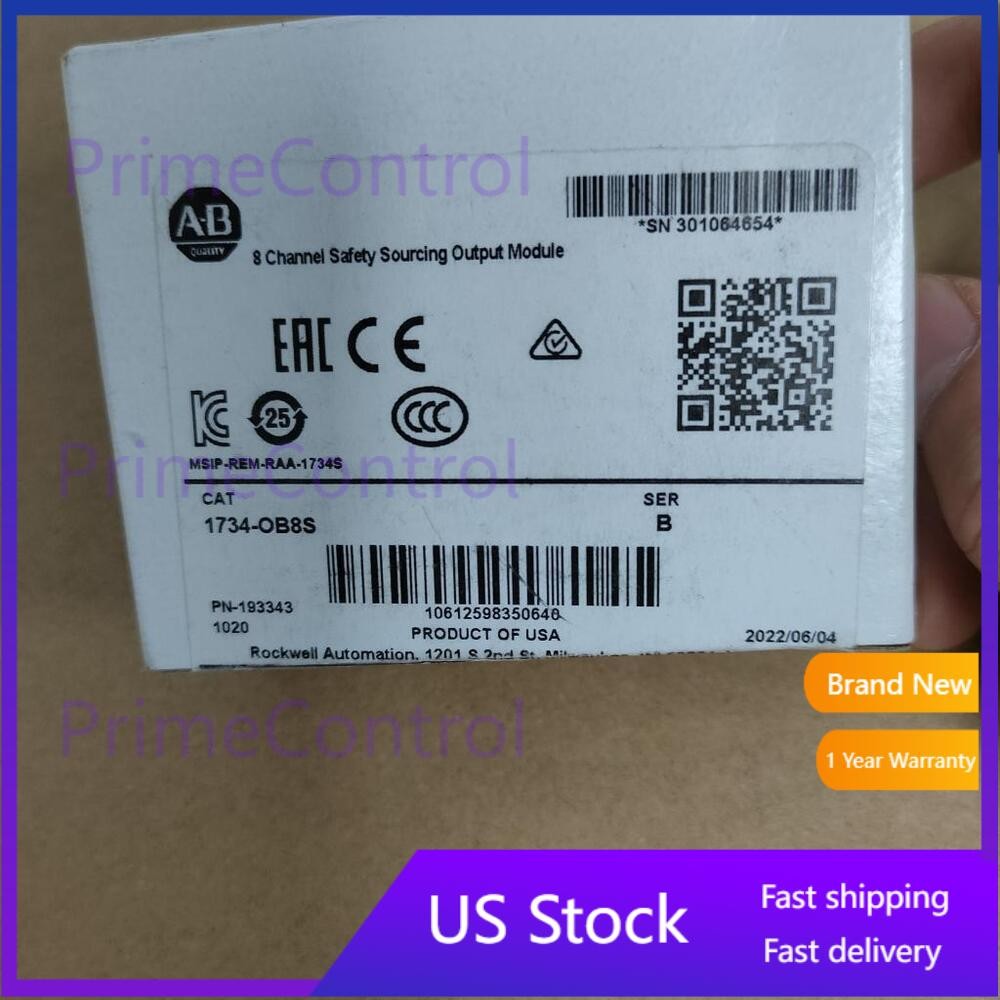 2023 New AB 1734-OB8S 1734OB8S Point I/O 8 Channel Safety Sourcing Output Module