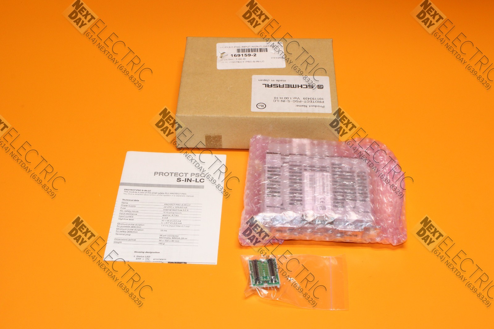 Schmersal, PROTECT-PSC-S-IN-LC, 101193439, PLC Module Card Non Floating Input
