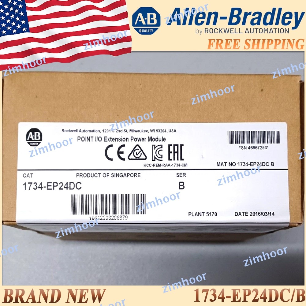 Original Sealed AB 1734-EP24DC/B POINT I/O ExtensionPower Module 1734EP24DC serB