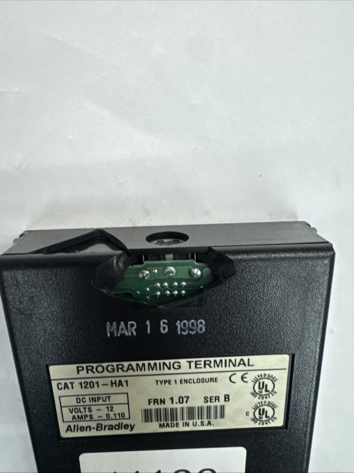Allen Bradley 1201-HA1 Frn 1.07 Programming Terminal Ser B VFD Motor Drive