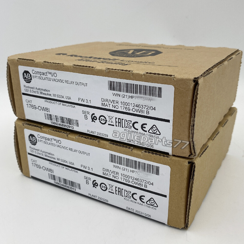 AB 1769-OW8I Compact I/O 8Pt Output Module FW3.1 NEW Factory Sealed 1769OW8I TX