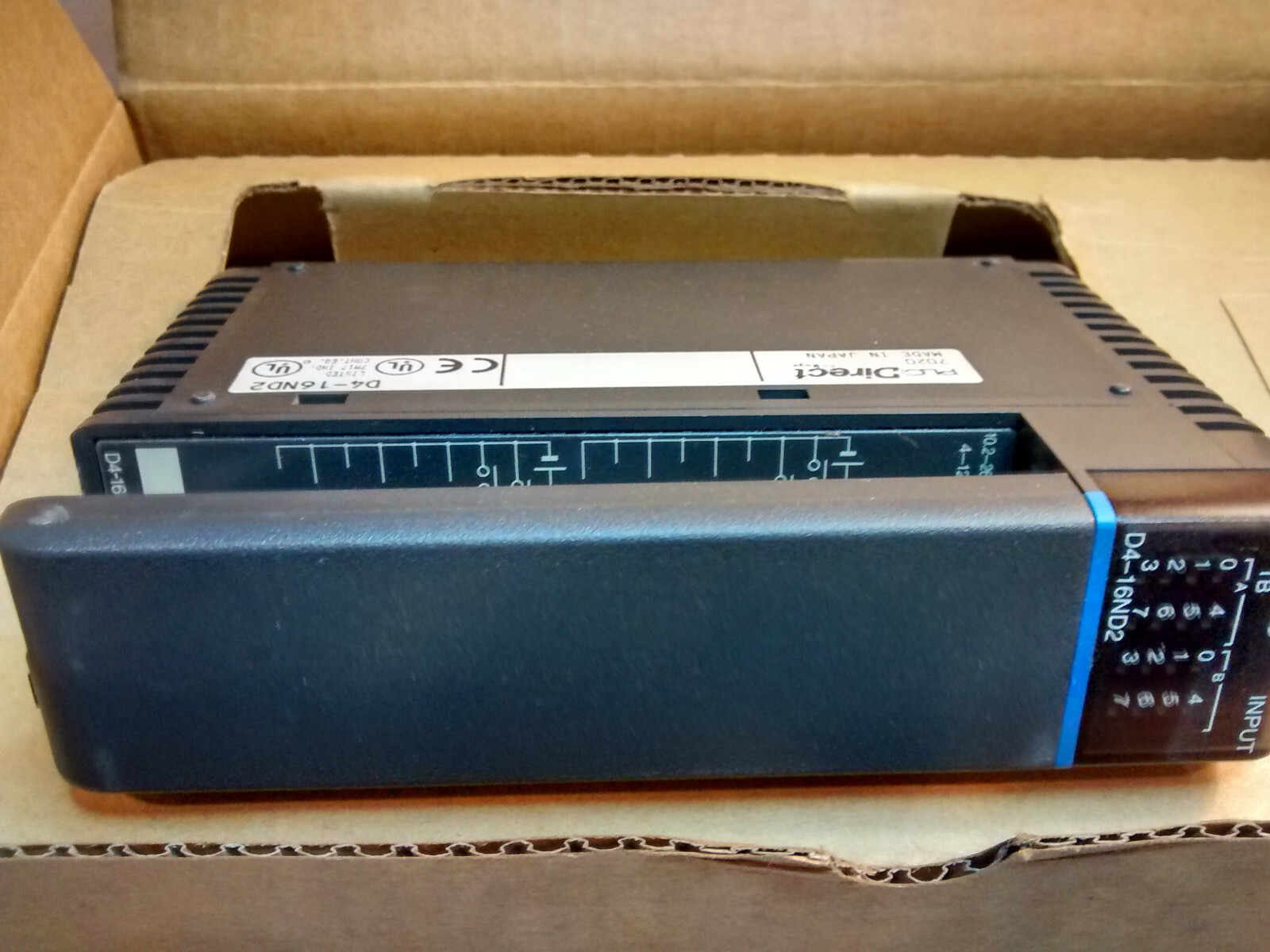 PLC Direct D4-16ND2 Discrete Input Module 12-24 VDC 16 Points DirectLogic 405