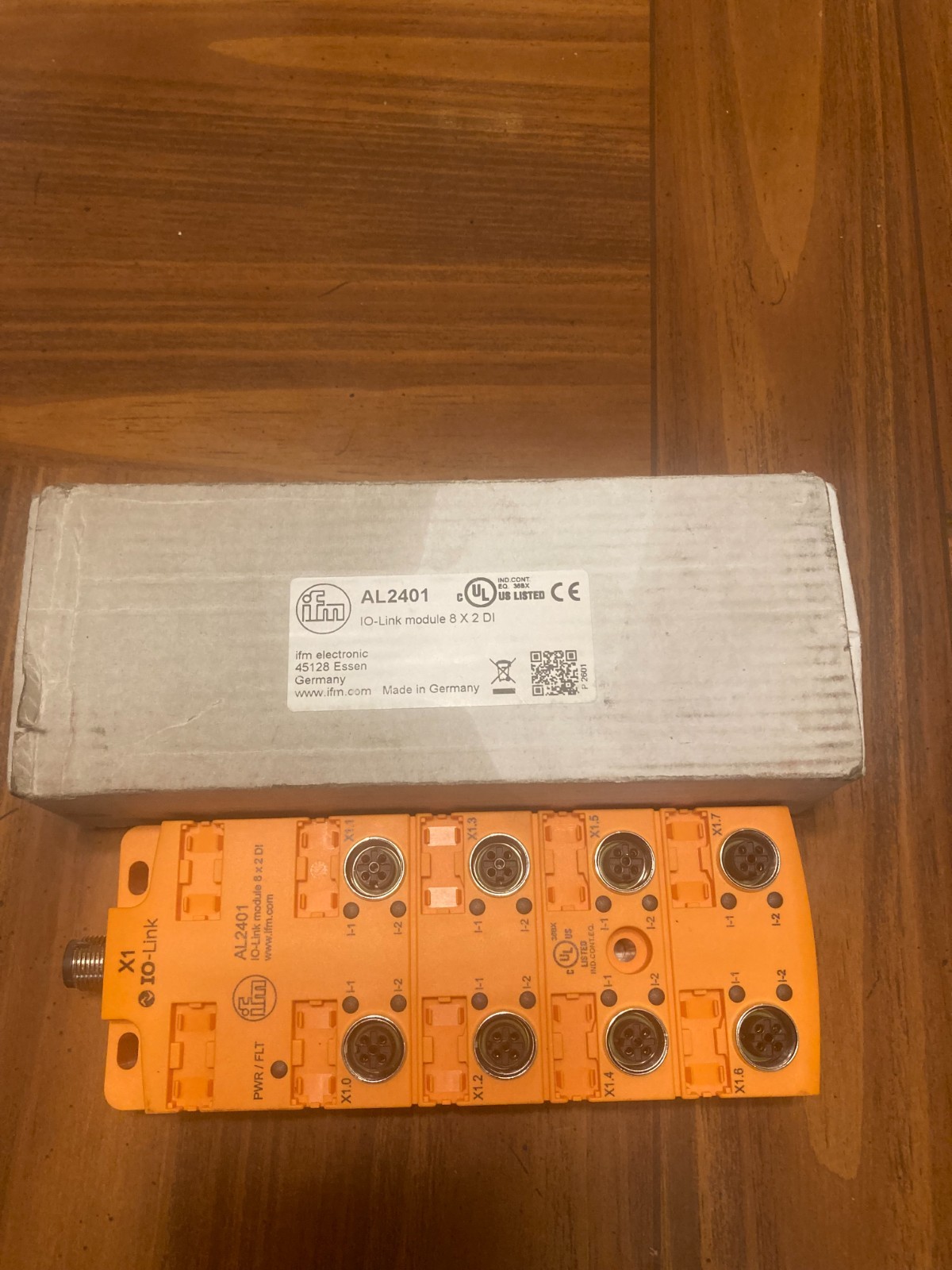 IFM AL2401 IO-Link Compact Line Module 8 x 2 Inputs M12 IP67 18-30 VDC