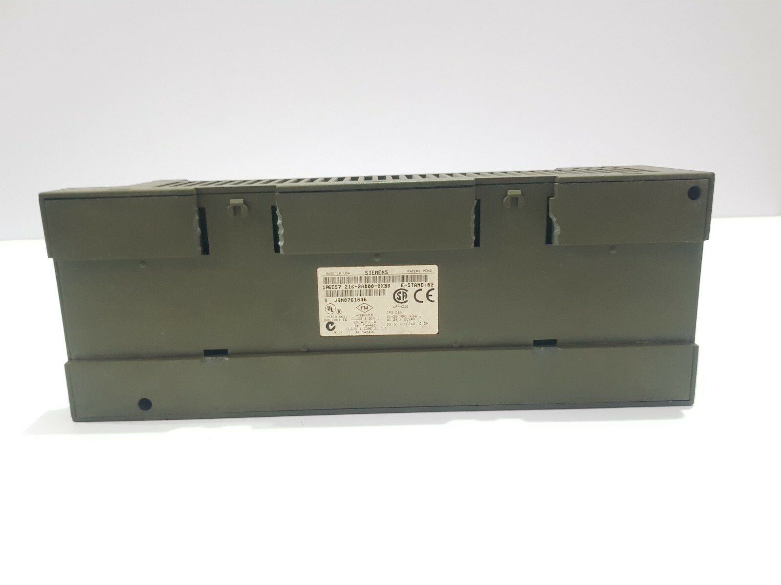SIEMENS 6ES7 216-2AD00-0XB0 SIMATIC S7-200 CPU 216-2 COMPACT UNIT