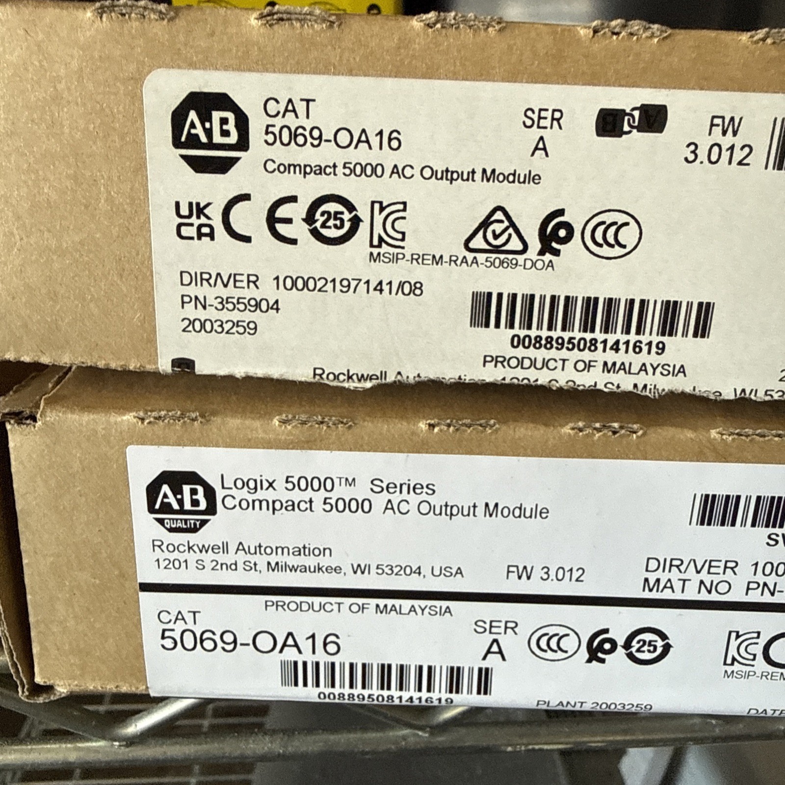 Allen Bradley 5069-OA16 Ser A Compact I/O 16-Ch AC Output Module New Open Box
