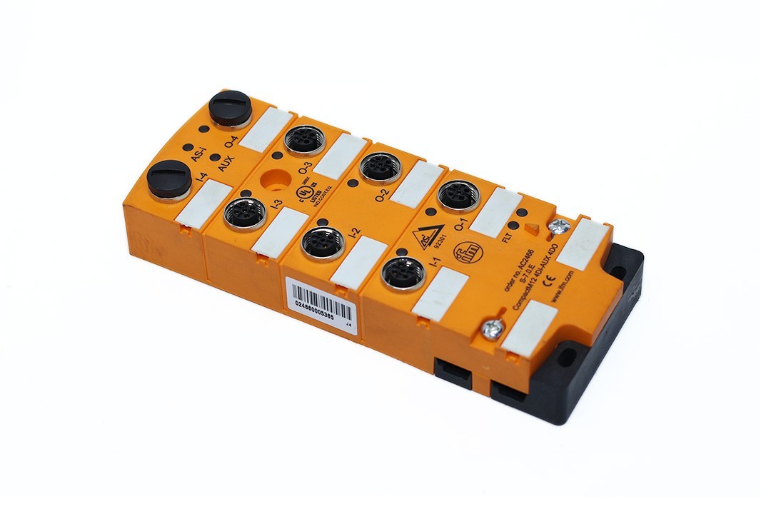 IFM AC2466 AS-Interface Compact Line module M12 4 DI 4 DO
