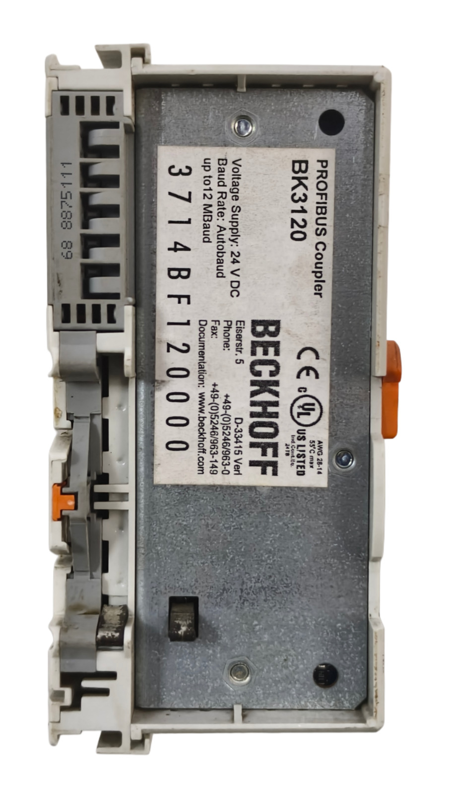 Beckhoff BK3120 PROFIBUS Bus Coupler PLC I/O Module Interface