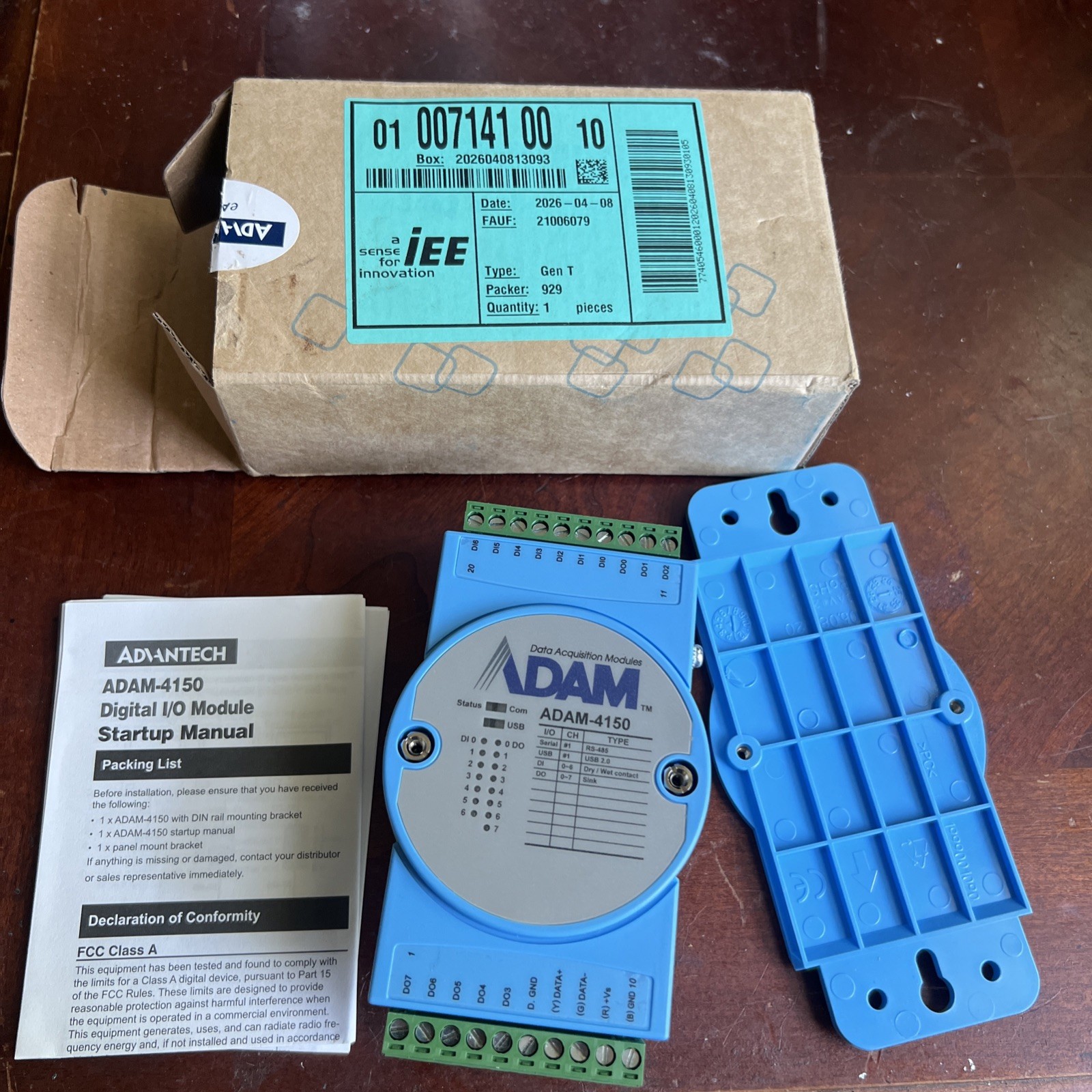 1pcs ADAM ADAM-4150 Digital Input and Output Module