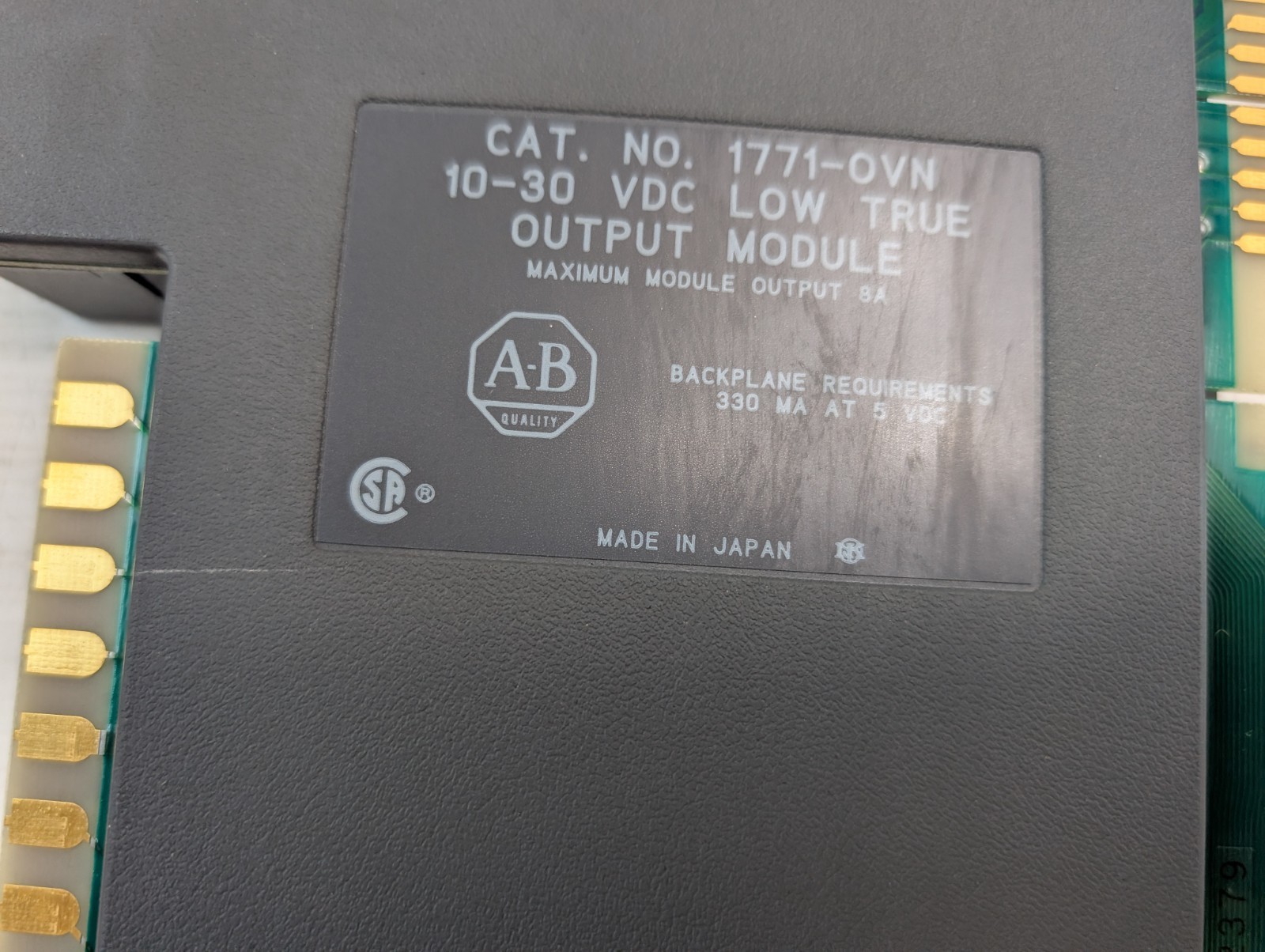ALLEN BRADLEY 1771-OVN Low True Output Module 10-30VDC