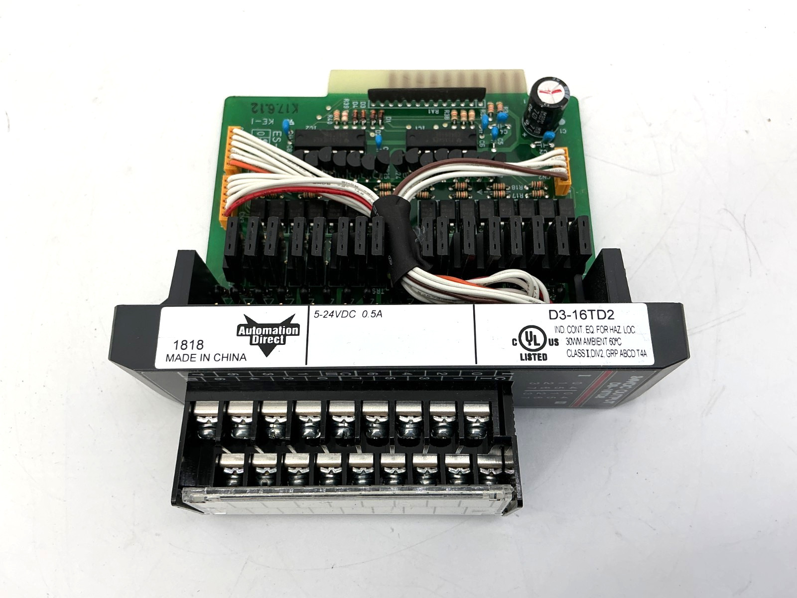New Automation Direct D3-16TD2 Output Module 16-Point 5A 5-24VDC D316TD2