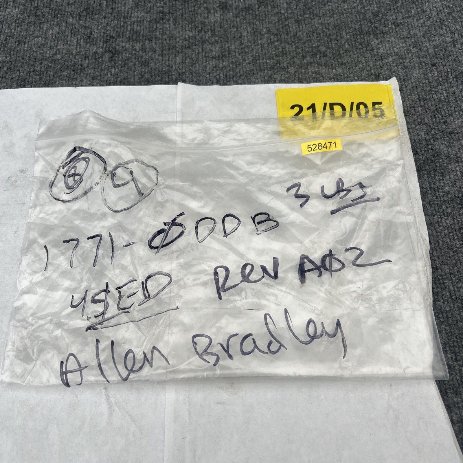 Allen Bradley 1771-0DD B Isolated 120V AC Output Module REV AO2 1771-ODD Used