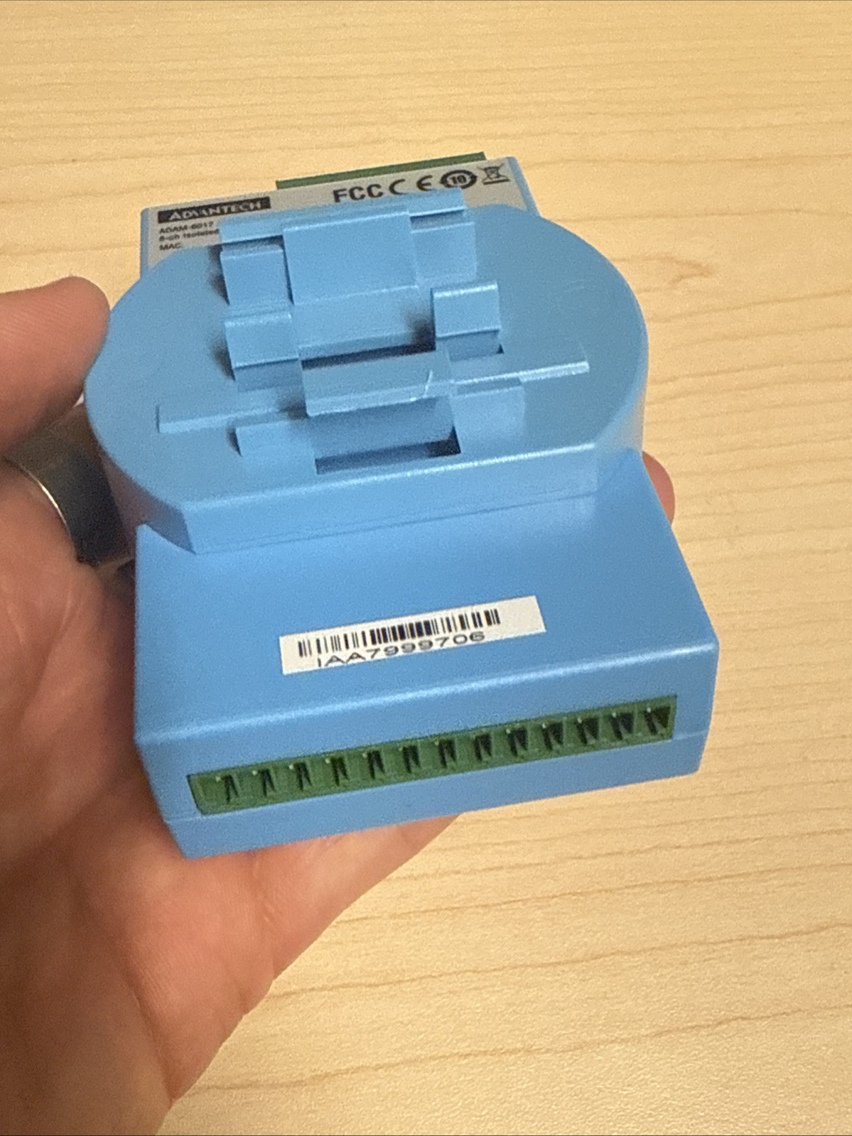 Advantech ADAM-6017 8-CH Isolated Anlg Input 2-Channel Digital Output Mod. As-is