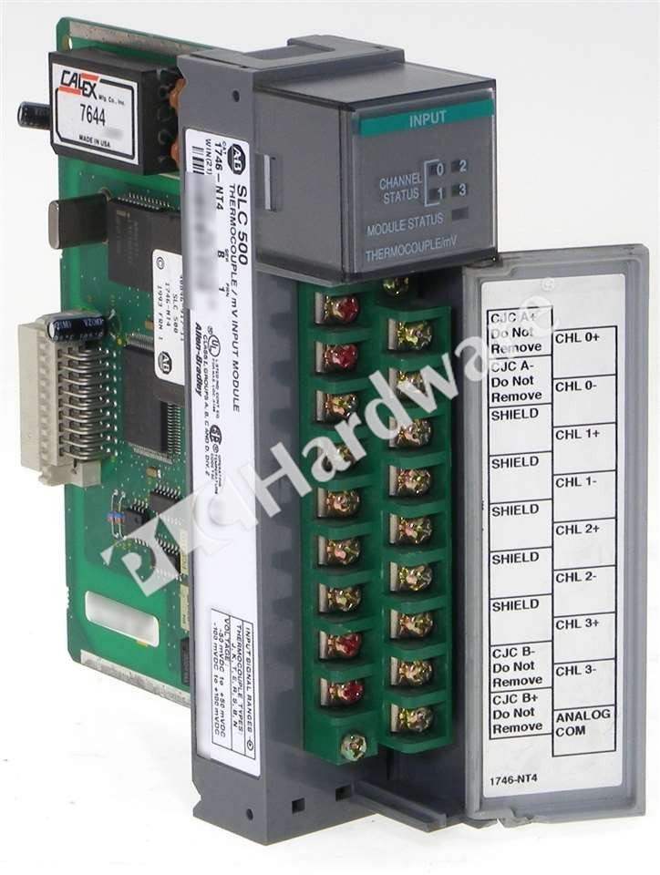 Allen Bradley 1746-NT4 /B SLC 500 4-Channel Thermocouple/mV Input Module Read