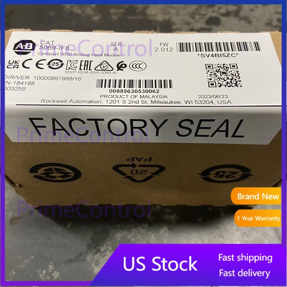 Allen Bradley 5069-IF8 Compact 5000 Analog Input Module NEW/SEALED! US Free Tax