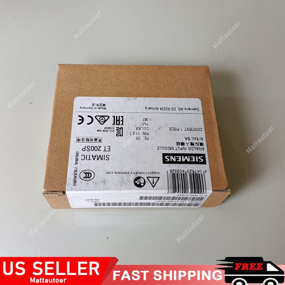 New Siemens 6ES7134-6FF00-0AA1 ET 200SP Analog Input Module 6ES7 134-6FF00-0AA1