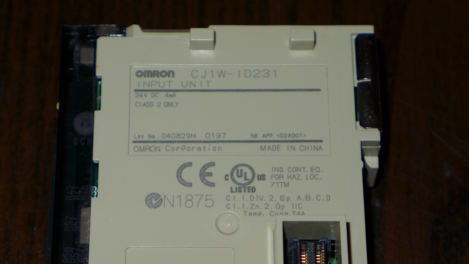 Omron CJ1W-ID231 Input Unit Module – Free Shipping