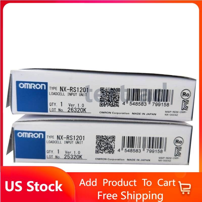 Omron NX-RS1201 Loadcell Input Unit NXRS1201 New Original Fast Shipping