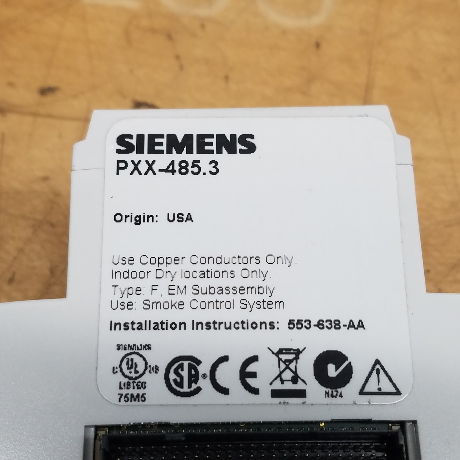 Siemens PXX-485.3 Expansion Module – USED