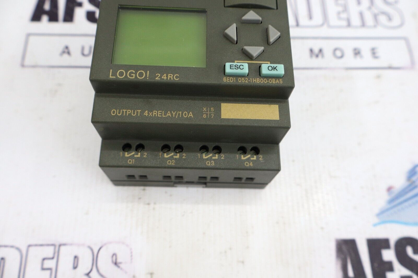 Siemens Logo! 24RC 6ED1 052-1HB00-0BA5 Input 8 Output 4 Module 10A