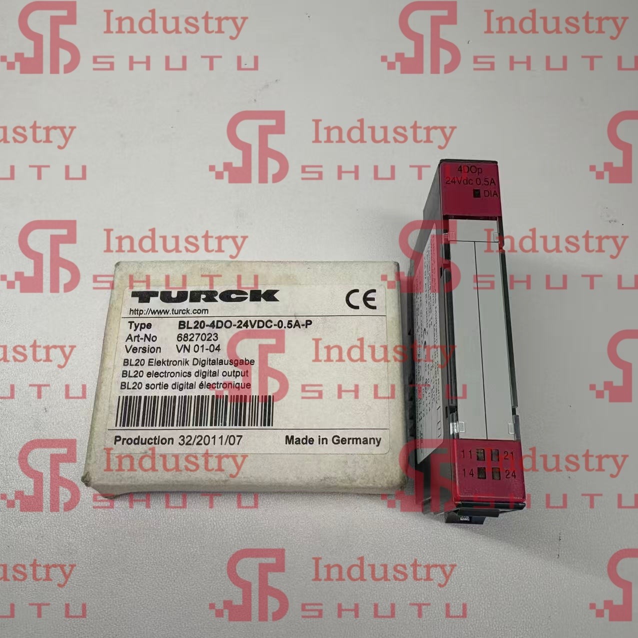 1pcs New TURCK BL20-4DO-24VDC-0.5A-P 6827023 PLC module IN BOX Quality Guarantee