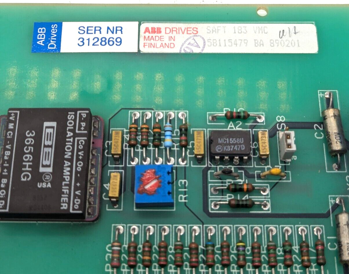 Abb SAFT183VMC plug-in board expansion module board