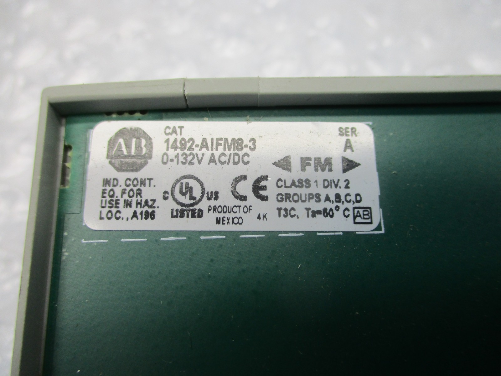 ALLEN BRADLEY 1492-AIFM8-3 SER.A ANALOG INTERFACE MODULE NSNP