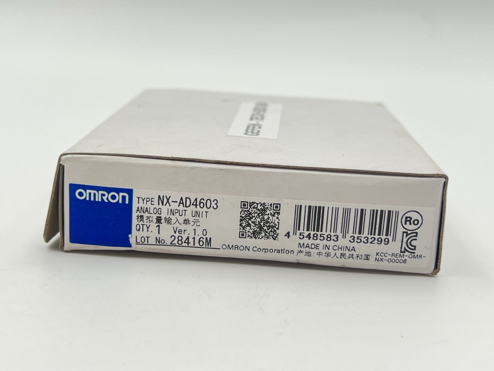 OMRON Analog input unit NX-AD4603