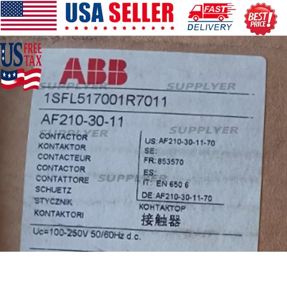 New ABB AF210-30-11 Contactor 100-250V 20-60V 48-130V