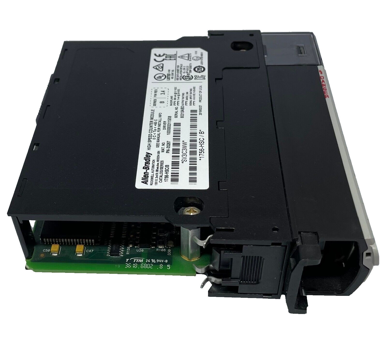 ALLEN BRADLEY 1756-HSC/B ControlLogix PLC High Speed Counter Module PN:35267