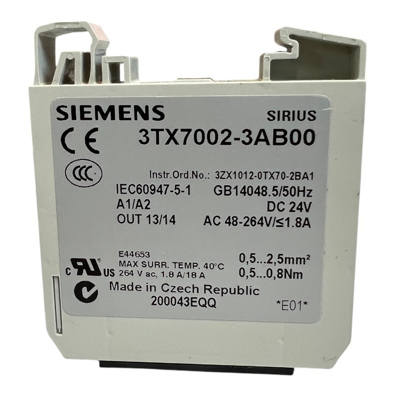 SIEMENS 3TX7002-3AB00 Optocoupler Output Interface Module