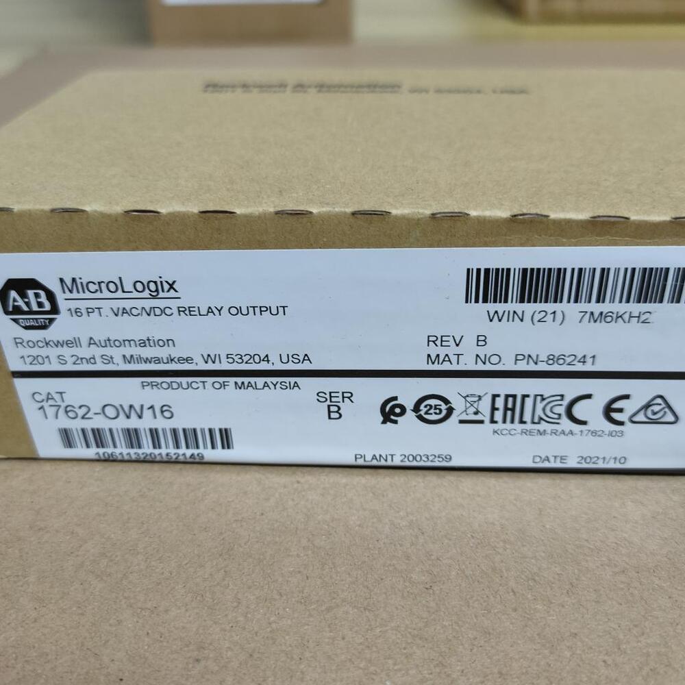 New Factory Sealed 1762-OW16 / B MicroLogix PLC Output Module 1762OW16