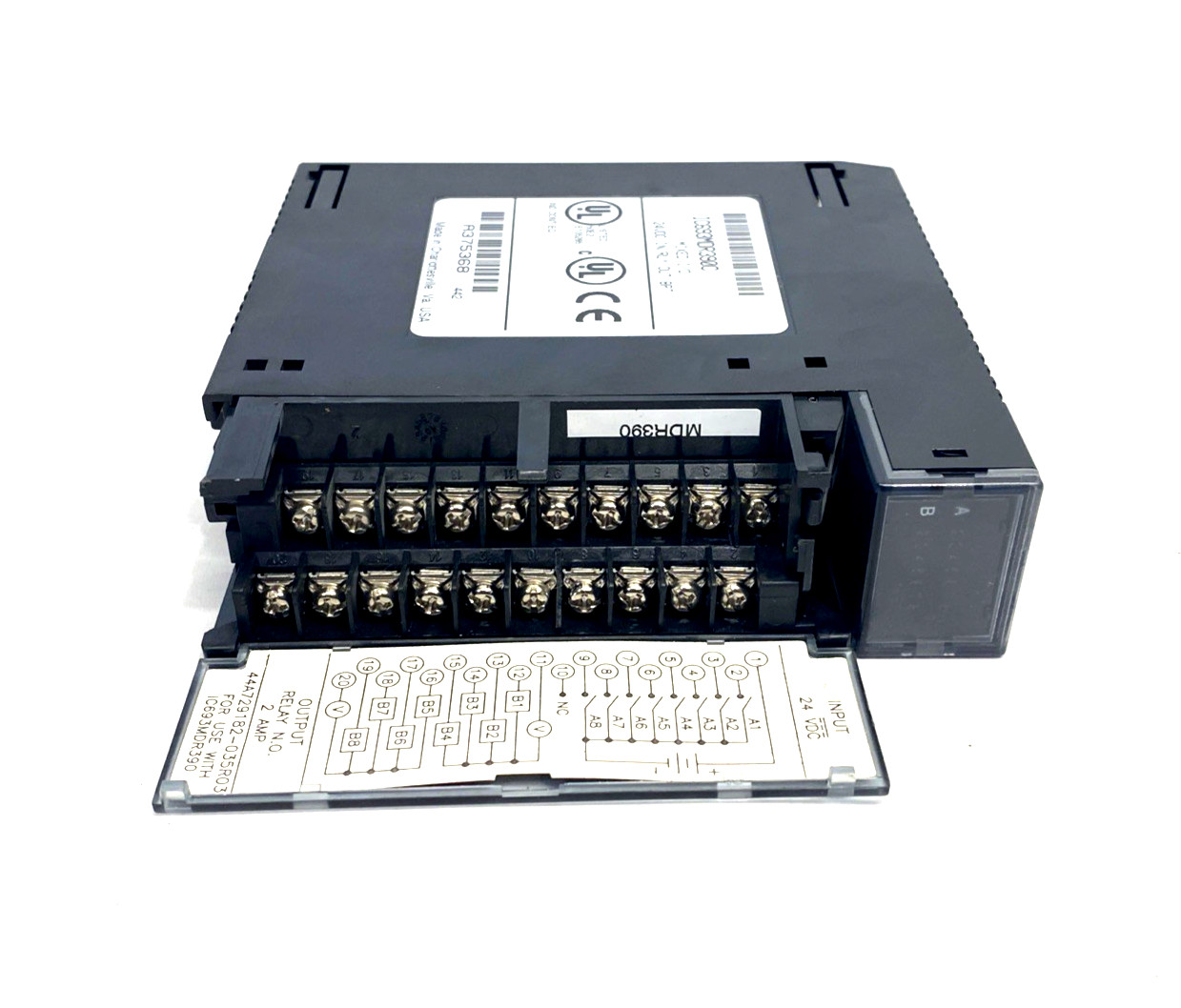 GE Fanuc IC693MDR390C Mixed I/O 24VDC IN/RLY Out 8PT