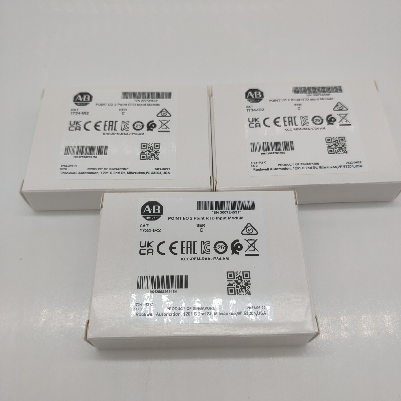 AB 1734-IR2 SER C POINT I/O 2 Point RTD Input Module 1734IR2 New Factory Sealed