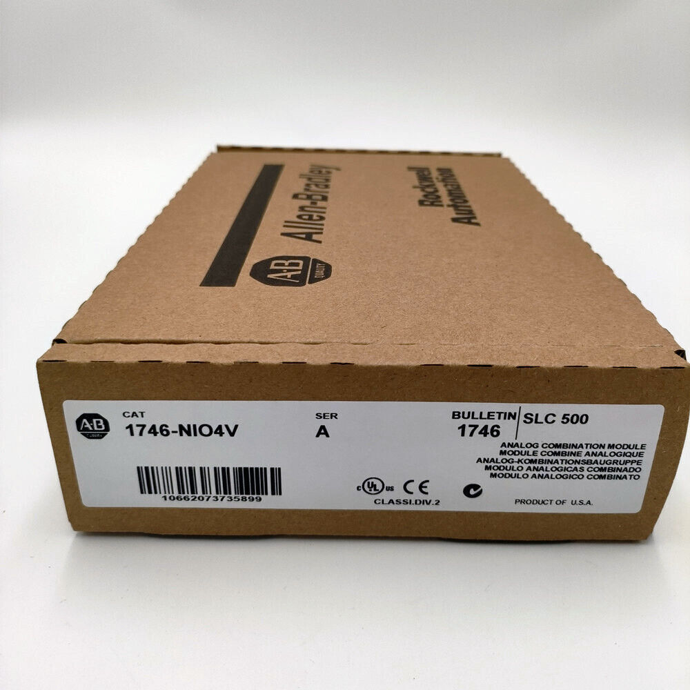 AB 1746NIO4V Allen-Bradley New 1746-NIO4V SLC 500 Analog Module Free Shipping