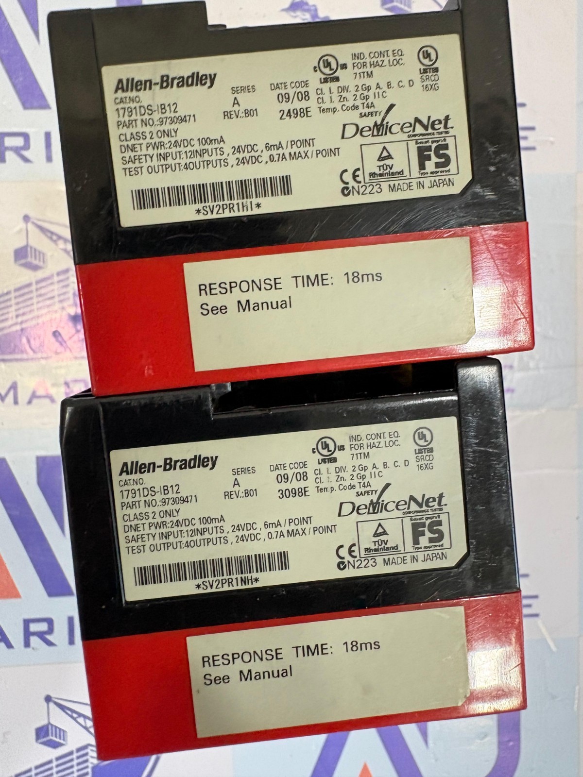 Allen Bradley 1791DS-IB12 Compact I/O Block LOTT OF 2 PIECE
