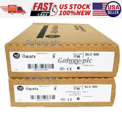 New Factory Sealed AB 1746-NT4 SLC 500 PLC Input Module 1746NT4 US Free Tax