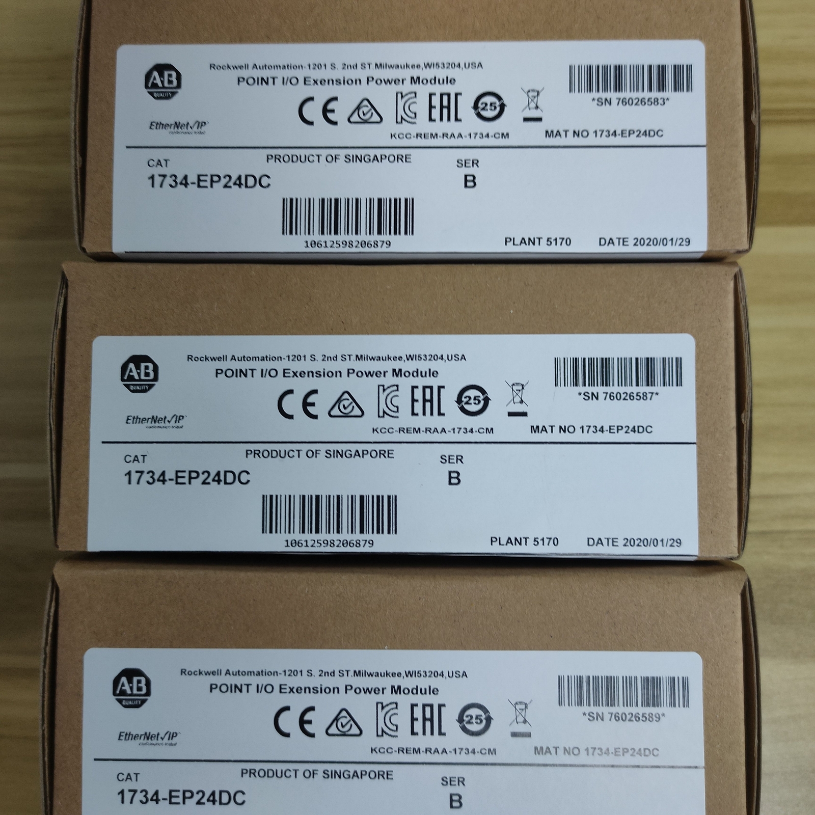 1734-EP24DC AB SerB POINT I/O Extension Power Moudule 2023 New Factory Sealed TX